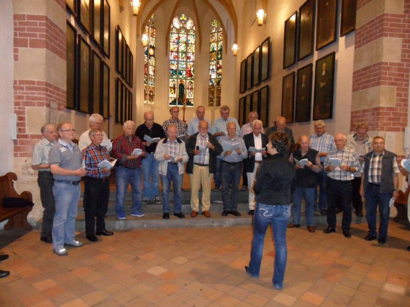 Gesangsauftritt in der Thomaskirche