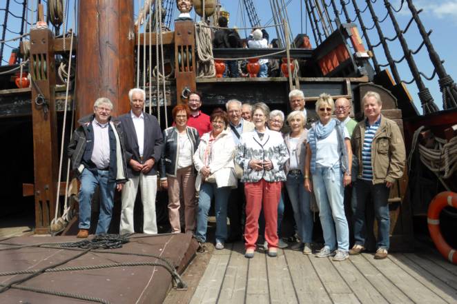 Erinnerung an die Schiffswerft in Lelystad